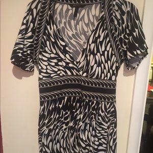 Black and creame BCBG dress
